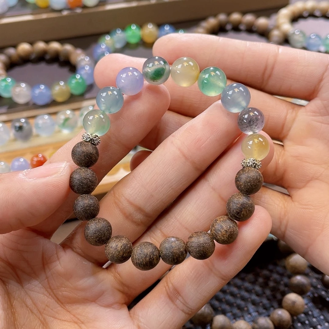 【闪购商品】未镶嵌手链翡翠卡8-9特色多宝