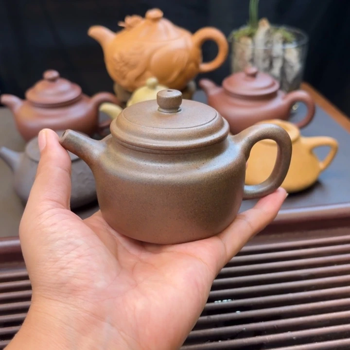 段泥茶壶孤品黄金段还原烧半手德钟容量180
