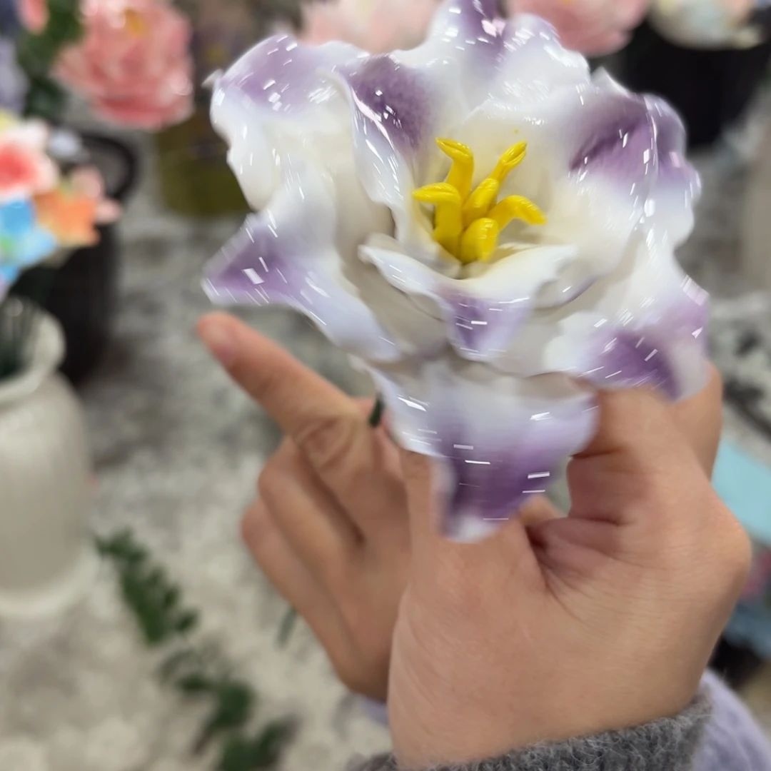 陶瓷花拍满20元发货，爱退款拉黑