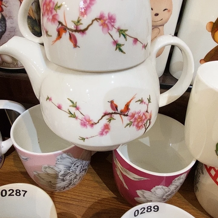 机***猫骨质瓷库存产品套壶