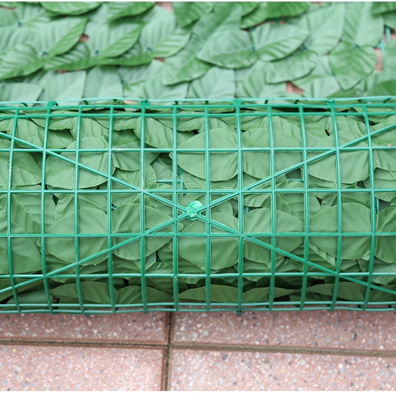 仿真植物墙面装饰栅栏篱笆绿叶阳台遮挡叶子绿植吊顶花园庭院围栏