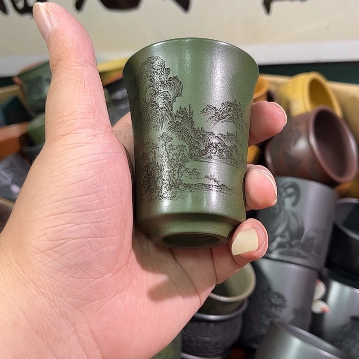 茶杯紫砂全手工紫砂主人杯