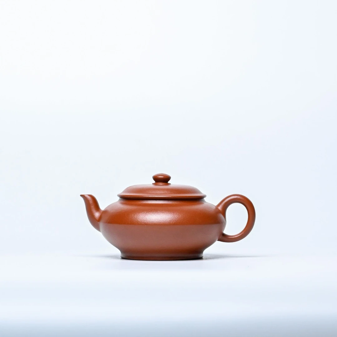 【朱泥·景舟合欢】汽修原矿紫砂朱泥精工手工制作合欢155cc