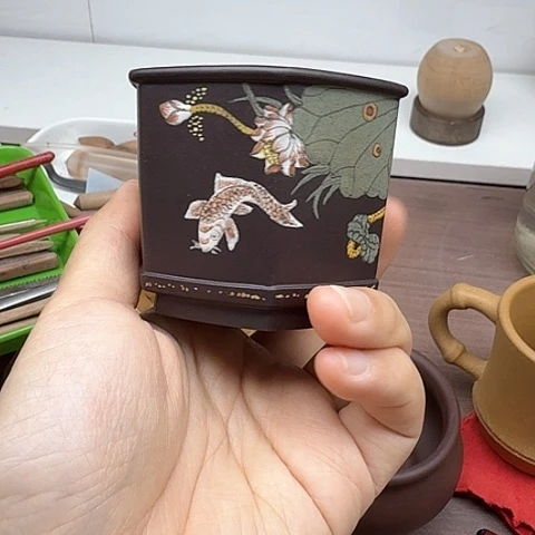 ③***哥紫砂茶案主人杯主人杯