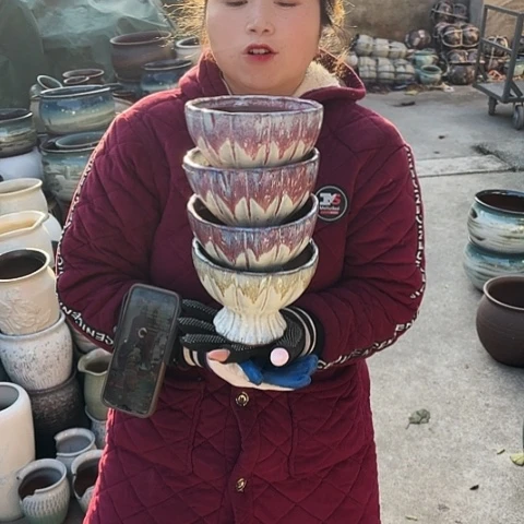 口16高12，瑕疵盆子盆