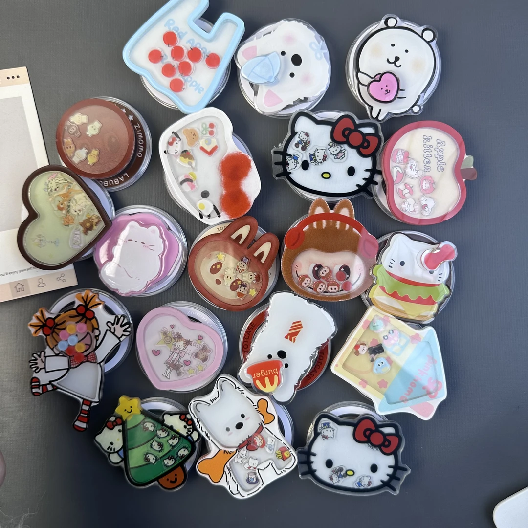 磁吸支架新款小众摇摇乐气囊手机支架懒人神器伸缩可爱卡通便携式