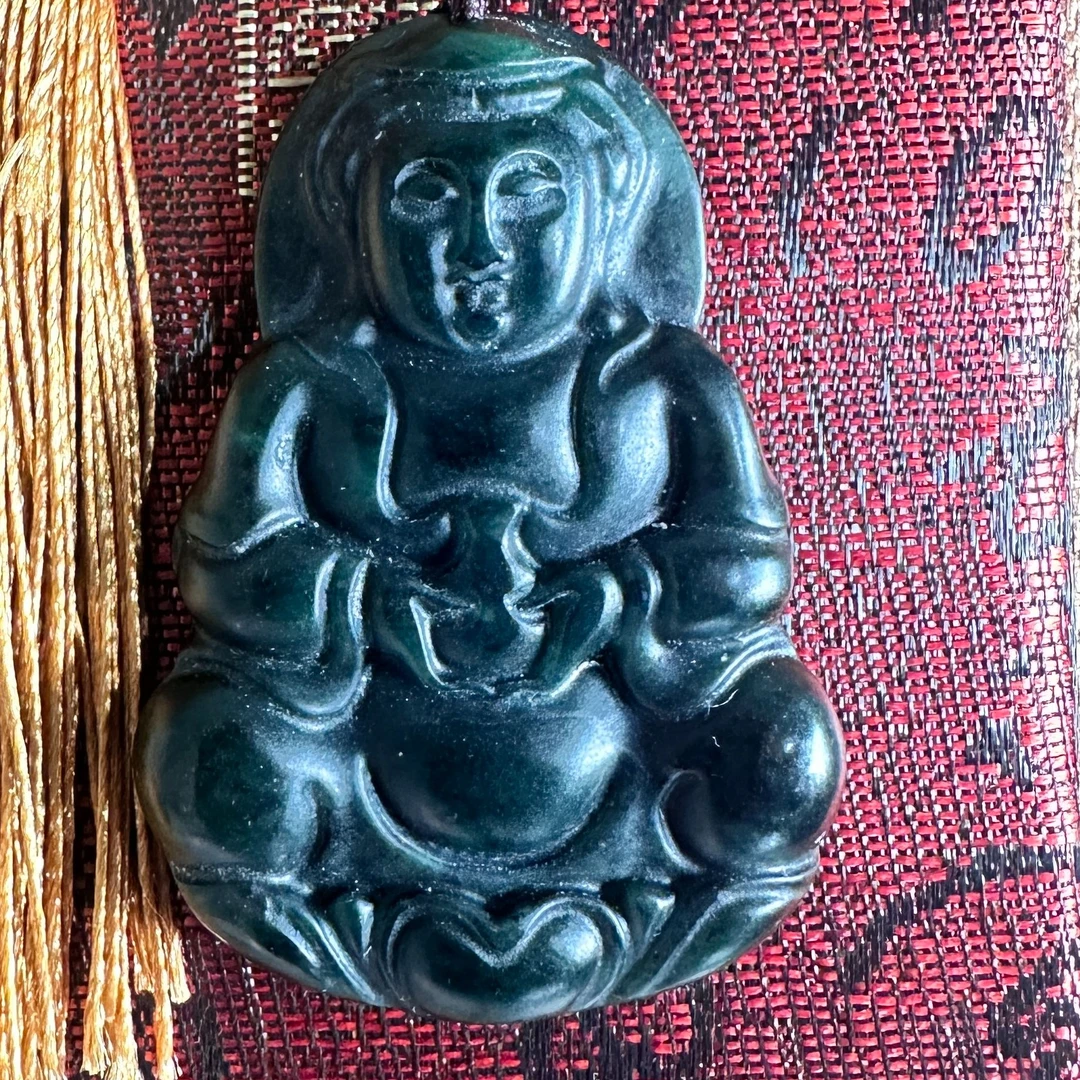 绿色药王guan音挂饰L