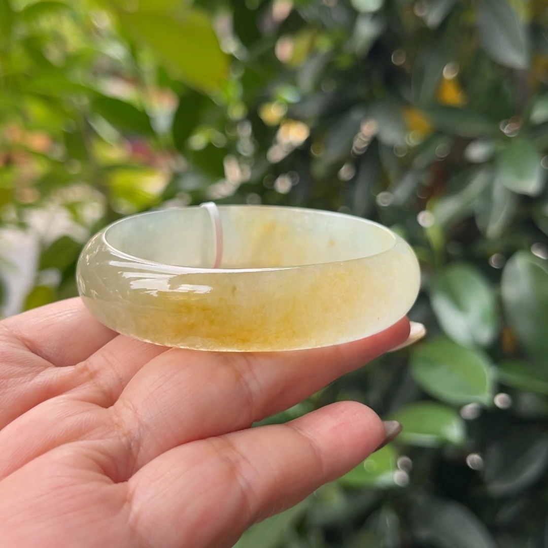 翡翠未镶嵌手镯56.5贵妃