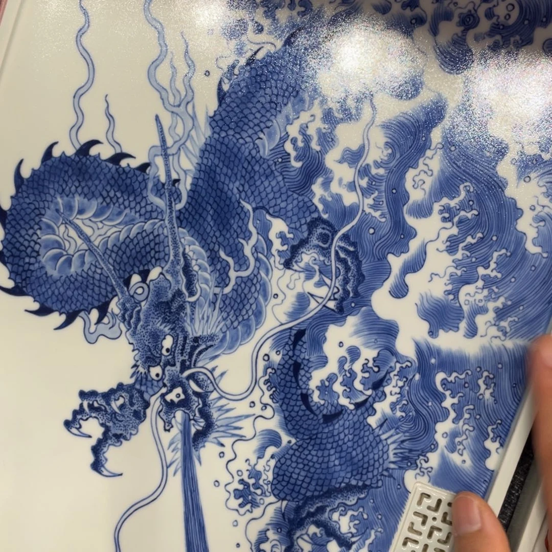 小***线景德镇陶瓷手工手绘