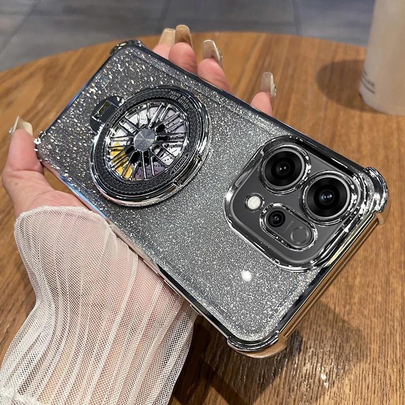 自带镜头膜适用OPPOReno14手机壳磁吸解压支架Reno14Pro全包防摔