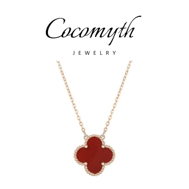 COCOMYTH 红色花花项链（玫）D586