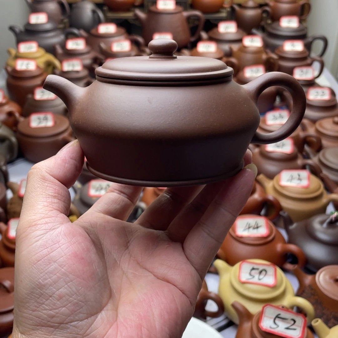 紫砂茶壶宜兴紫砂半手工
