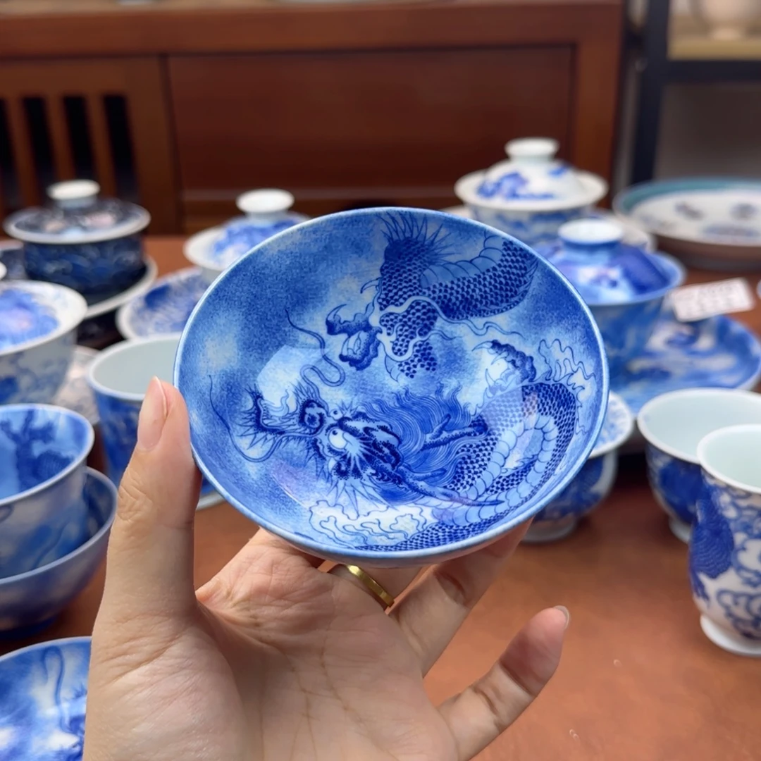舍***予景德镇陶瓷手绘杯子