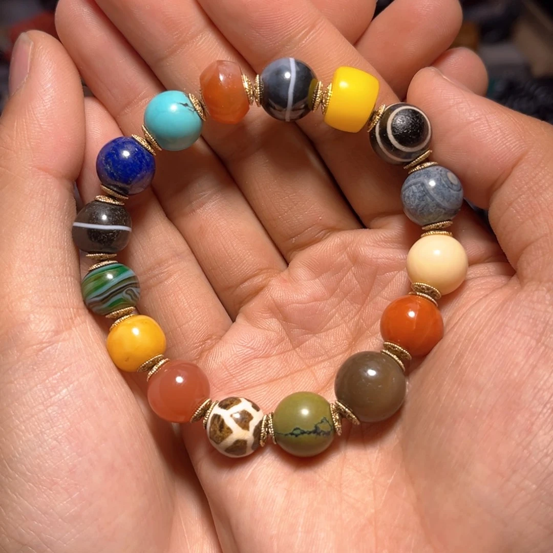 玛瑙/玉髓单珠未镶嵌