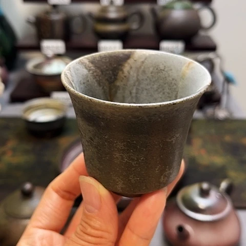 茶盏景德柴烧茶具-纯手工茶具