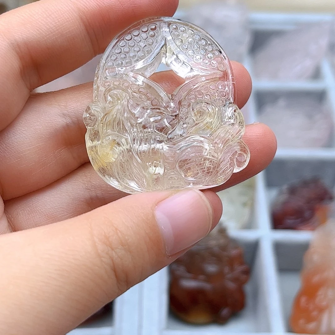 水晶吊坠(不含链)未镶嵌