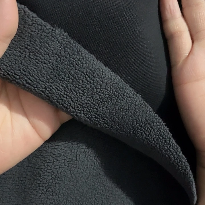 加厚黑色奥粒绒1.5米长带螺纹