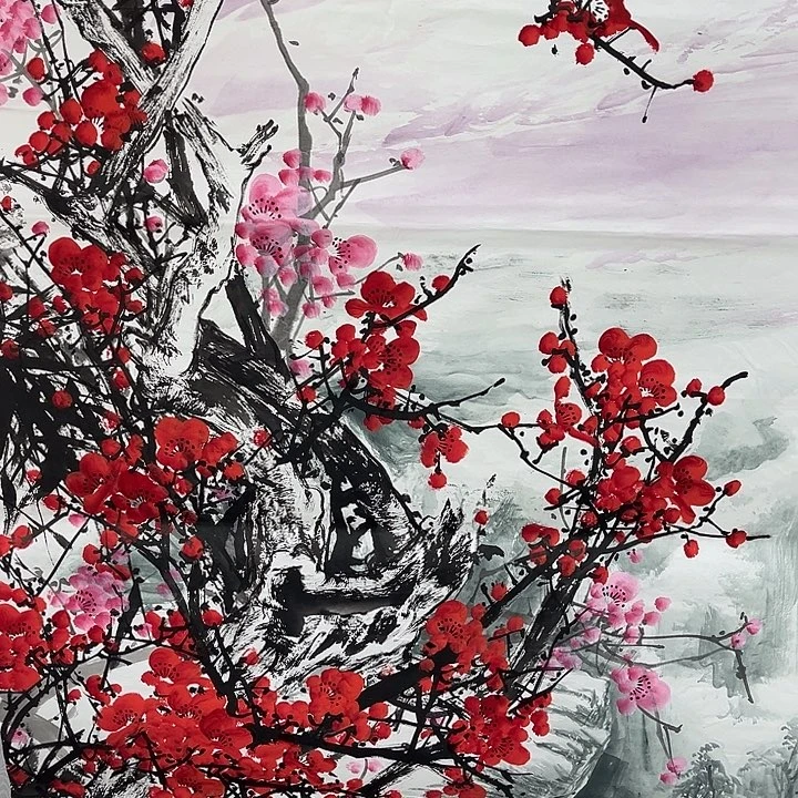 国画纯手绘国画作品