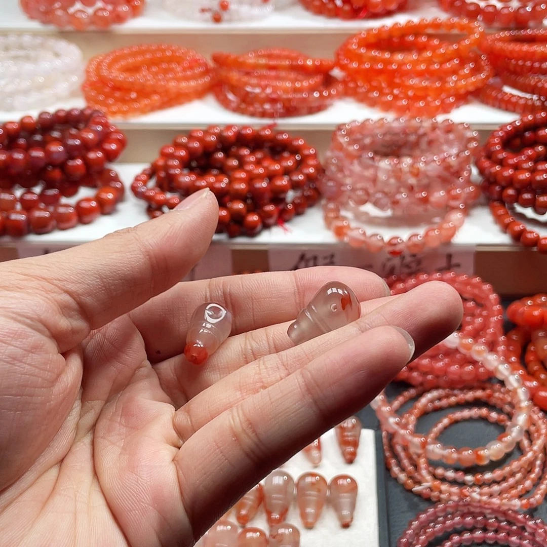 ****你南红玛瑙未镶嵌手链
