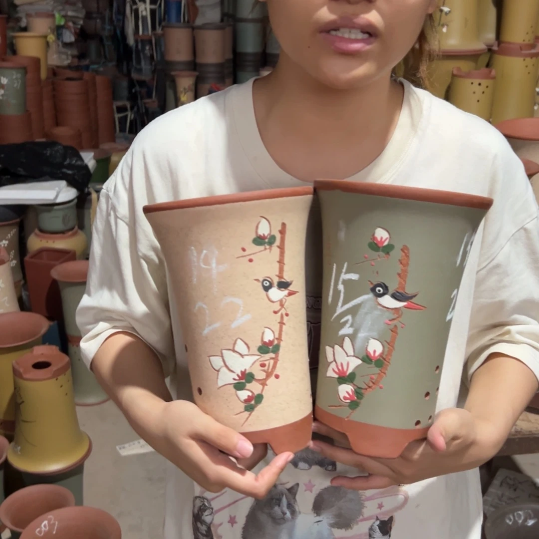 宜兴川阁紫砂花盆
