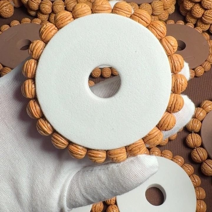 9+尺寸肠纹桃核包邮