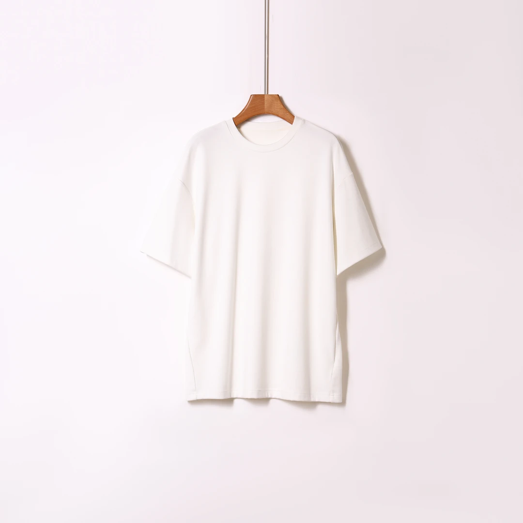 清【灿烂人生】圆领纯色简约休闲短袖T恤BXS8027