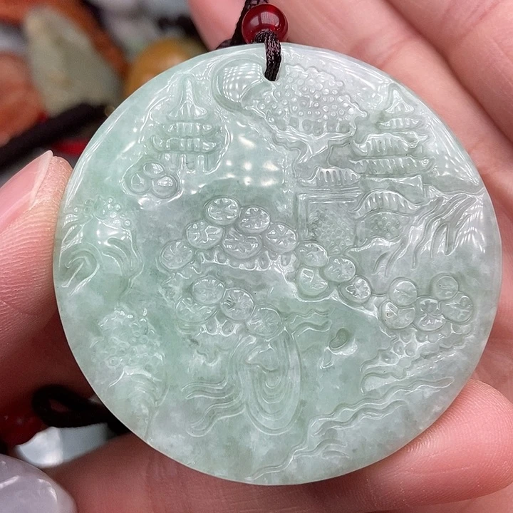 颈饰未镶嵌翡翠翡翠