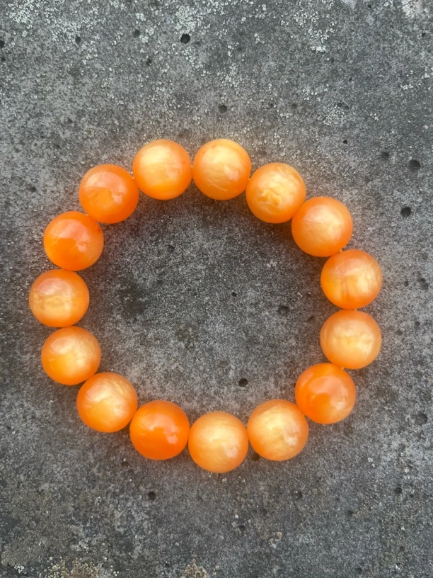 非金属木质手链 手链百搭冰红光面老型时尚