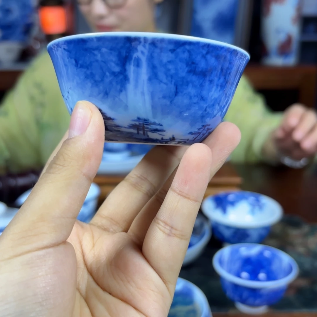 叶***尘国一王老师手绘山水