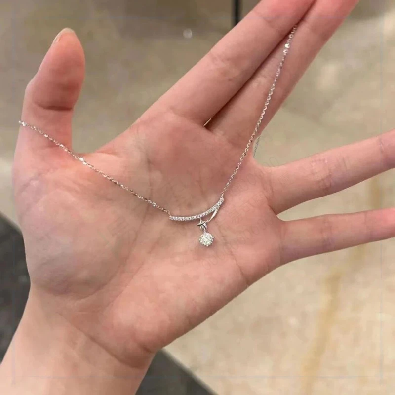 合金项链 设计感星光陨落项链女气质ins小众设计高级轻奢锁骨链