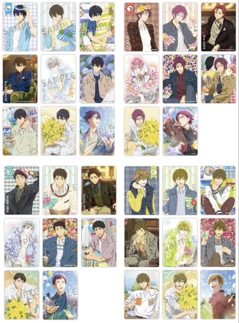 Free 男子游泳部生日收藏闪卡【盲盒商品 默认代拆】