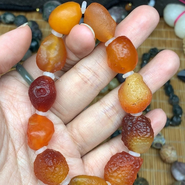 玛瑙/玉髓珠宝半成品未镶嵌然**物