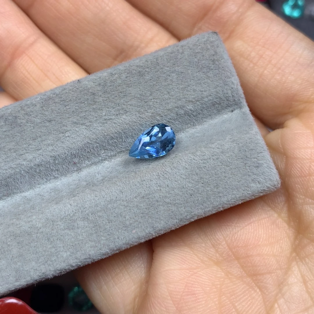 海蓝宝石裸石未镶嵌超圣海蓝宝1.15ct
