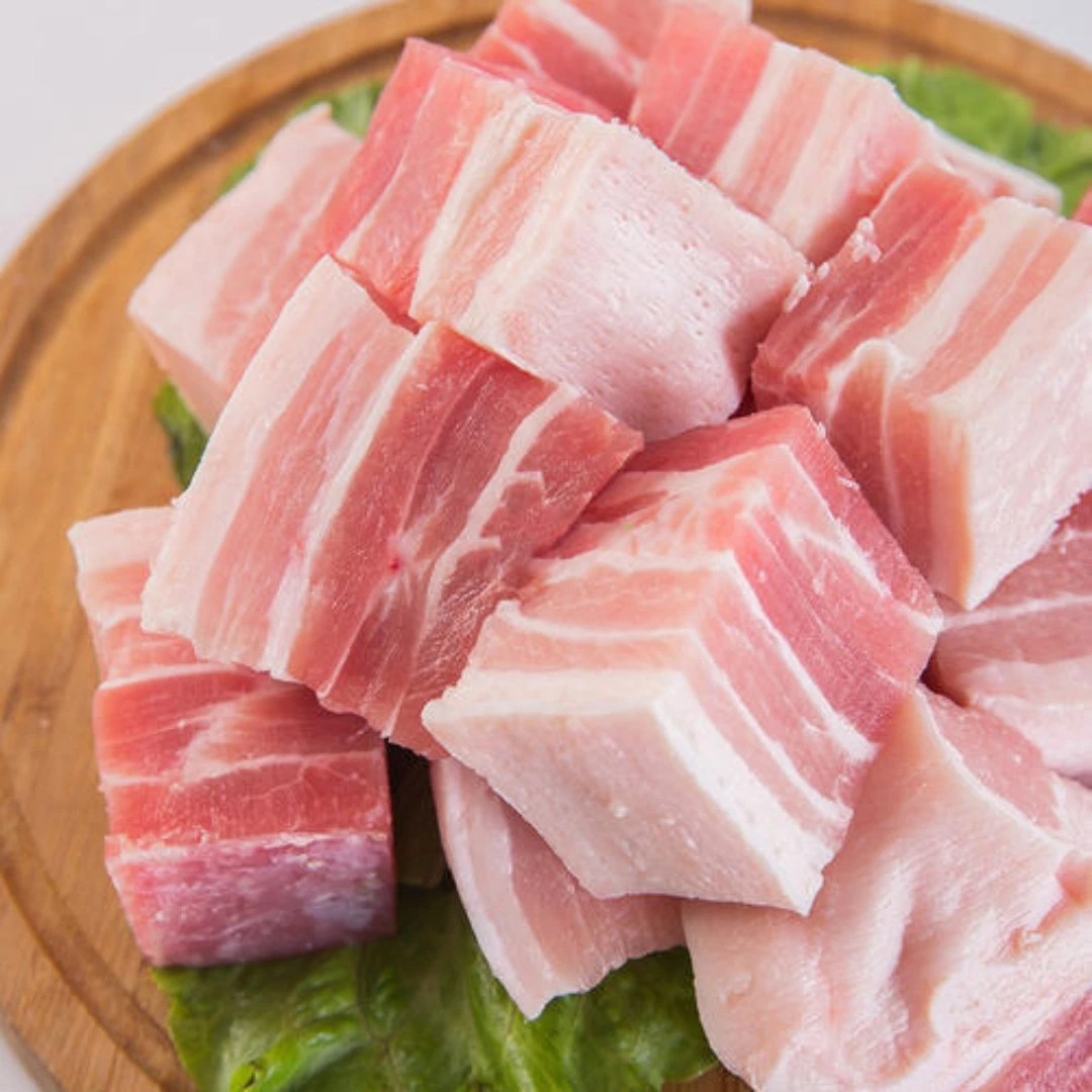 大红门鲜猪精品五花肉块（300g）火锅食材
