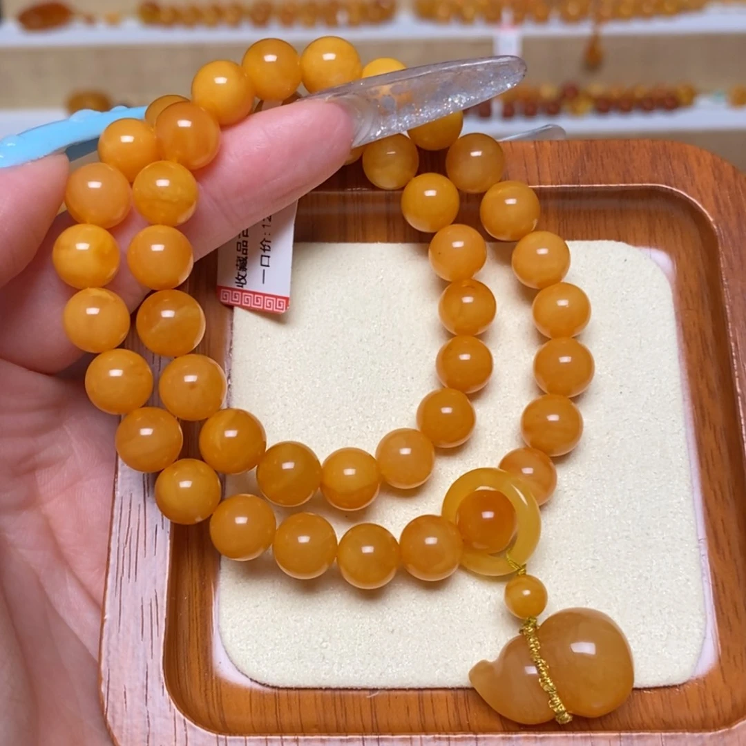 【闪购商品】未镶嵌蜜蜡手链手串