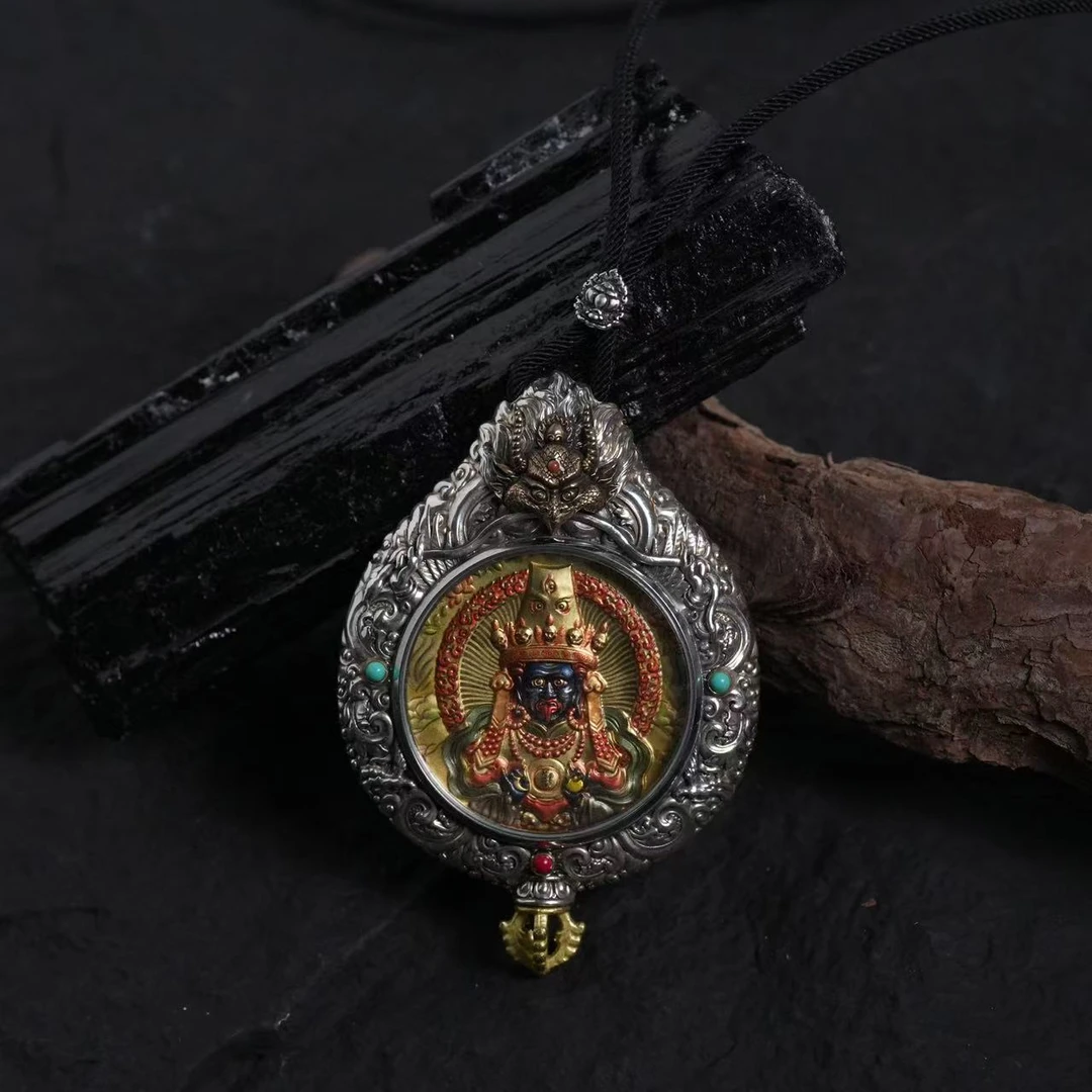 吊坠925银 [ 大财樽 ] 藏藏级扎基拉姆 富足.美满各方面up陆叁人