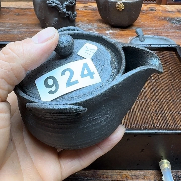 纯手工制作粗陶茶具