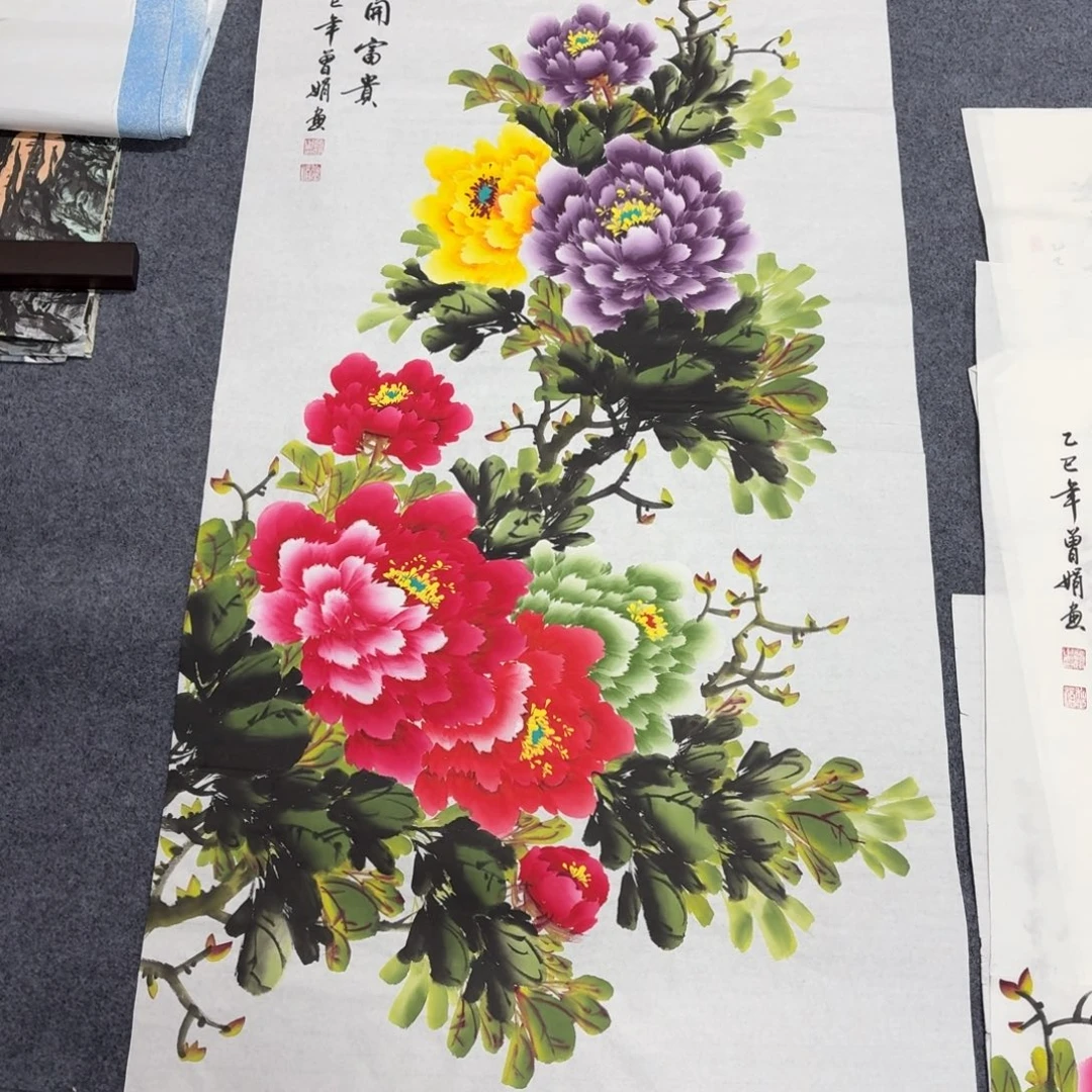 国画140×70画画画画