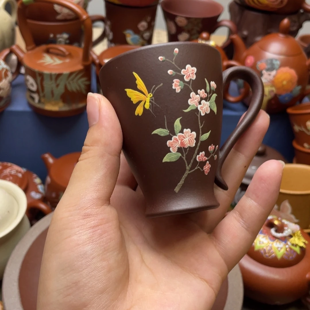 茶杯紫泥紫砂主人杯100cc