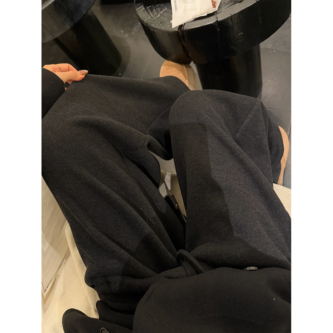 DYANGJUN【软糯神裤】冬季醋酸羊毛混纺面料舒适百搭休闲裤女