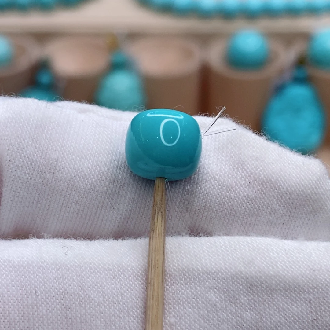 绿松石未镶嵌珠宝奇石9.3mm