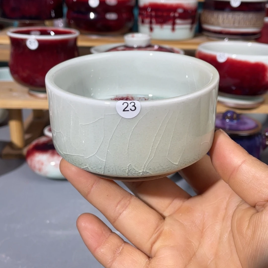 瓷片纯手工制作……