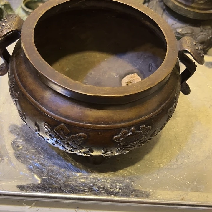 心***愿黄铜摆件，文房工艺品摆件