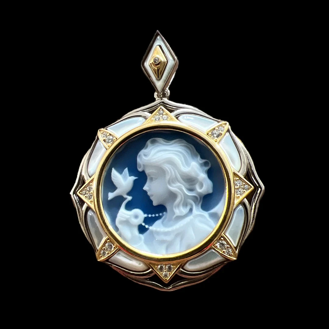 吊坠925银 V9778银吊坠孤品