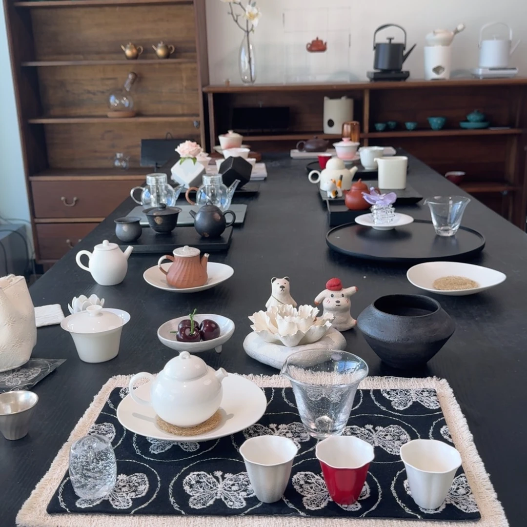 88折大全套 送黑蝴蝶流苏茶席+丝瓜垫