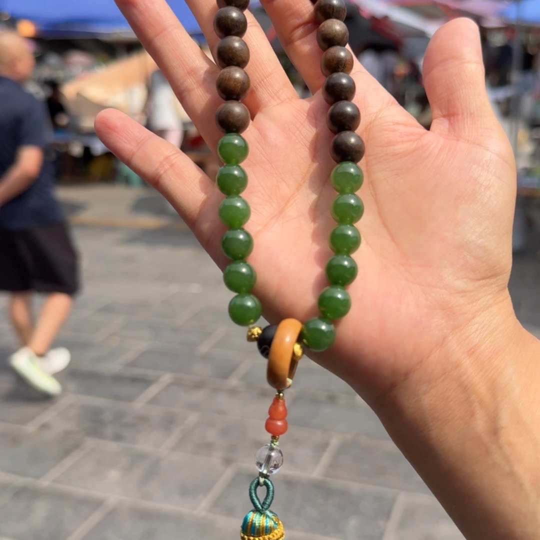 和田玉未镶嵌颈饰碧玉手持门总多样性拍一发一