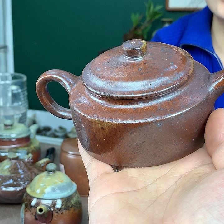 紫砂柴烧纯自然柴烧