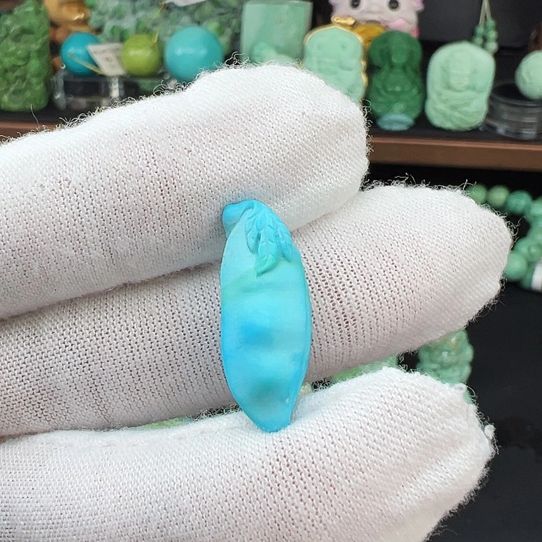 绿松石未镶嵌绿松石主播璐璐