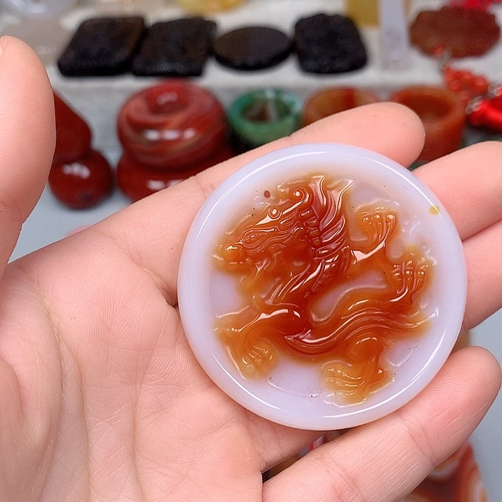 阆***岩未镶嵌颈饰玛瑙/玉髓