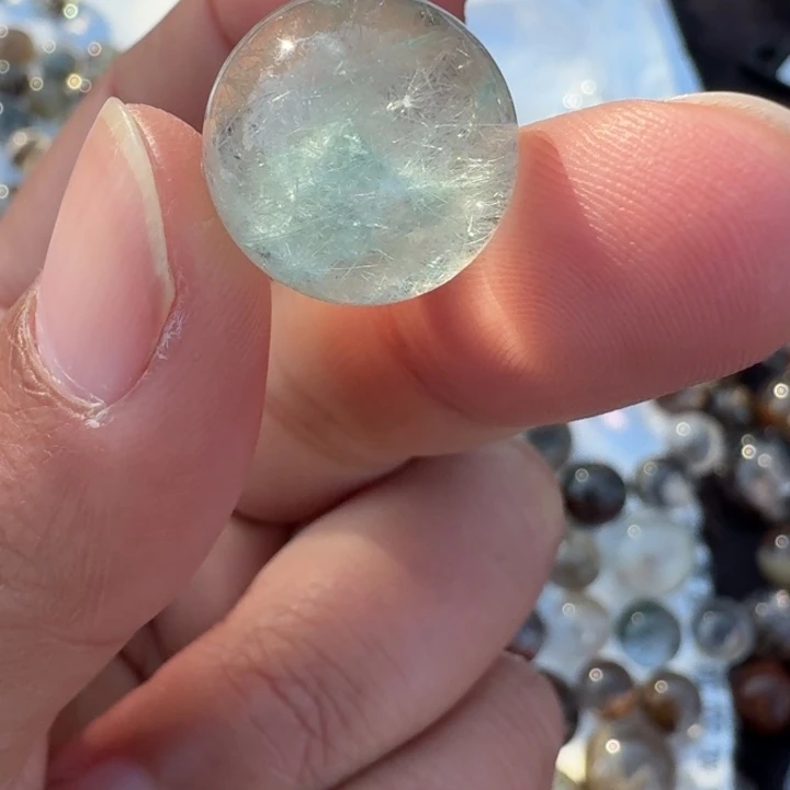 ****雨水晶珠宝半成品未镶嵌